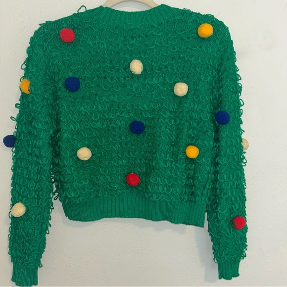 Mighty Fine Vibrant Green Sweater - Picture 2 of 3